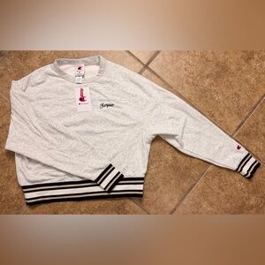 Champion Gray Crewneck Sweatshirt Size M NWT (Flaws)